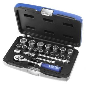 Комплект гедоре 3/8" Tona Expert 22-части,6-24mm