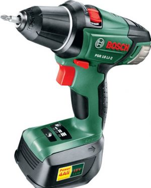 Винтоверт акумулаторен Bosch PSR 18 Li-2 SET 18V,1.5Ah