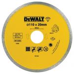 Диск диамантен за мокро рязане на гранит,мрамор и керамика DeWALT DT3714, 110mmx20mm