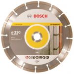 Диск диамантен за рязане на армиран бетон и стр.материали Bosch Universal 230x22.23mm